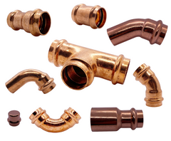 Kupfer Pressfittinge V Kontur