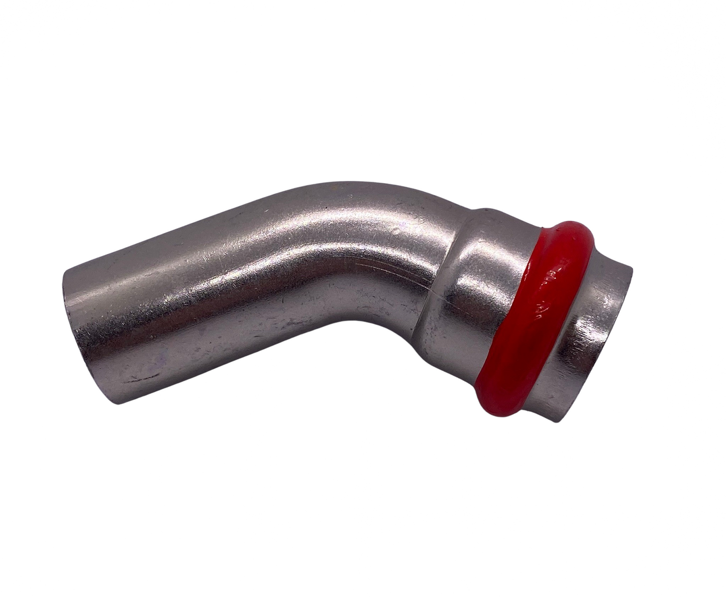C-Stahl Pressfitting, 45° Bogen I / A , Kontur V, 15mm, 18mm, 22mm, 28mm