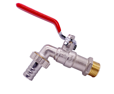 Kugelauslaufhahn mit Griff