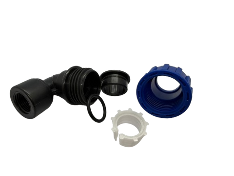 PP Bogen 90° mit Innengewinde