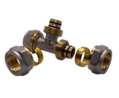PEX Schraubfitting / Klemmfitting T-Stück