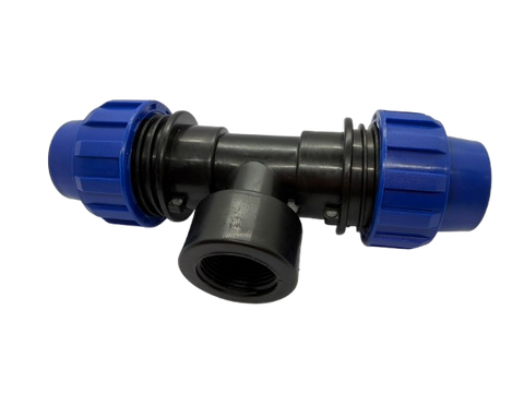 PP T-stück mit Innengewinde