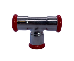 C-Stahl Pressfitting, T-Stück , Kontur M