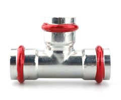 C-Stahl Pressfitting, T-Stück , Kontur V