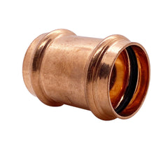 Kupfer Pressfitting Muffe, DVGW,  Kontur V