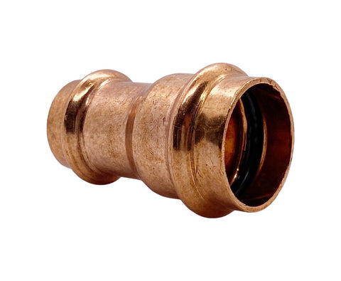 Kupfer Pressfitting Reduziermuffe I/I, DVGW, Kontur V