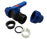 HDPE Kugelventil Blauer Hebel
