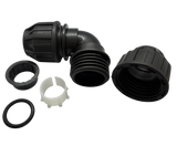 HDPE Bogen 90° Schwarz