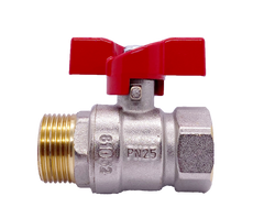 Kugelventil mit Flügelgriff Innen / Außengewinde