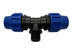 PP T-stück mit Außengewinde